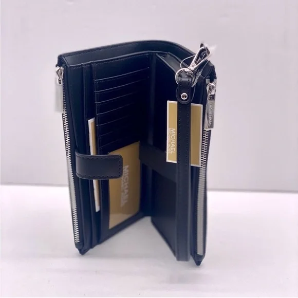 Michael Kors Jet Set Ombré DoubleZip 
Signature Wristlet Wallet Black - Picture 9 of 11